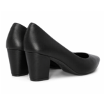 Scarpin Usaflex Feminino Salto Bloco Médio Bico Fino Z7614 - Imagem 3