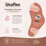 Scarpin Usaflex Feminino Salto Bloco Médio Bico Fino Z7614 - Imagem 6
