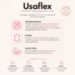 Tênis Usaflex em Couro com Elástico Calce Fácil AH1721 - Imagem 6