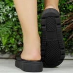 Tamanco Moleca Cruzado Flatform Sandália Feminina 5565.100 - Imagem 4