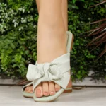 Rasteira Moleca Chinelo Listado Listras Laço Boho 5570.101 - Imagem 5