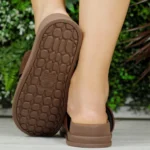 Tamanco Moleca Flatform Canoa Sandália Dedo Básica 5590.102 - Imagem 8