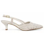 Scarpin Vizzano Coleçao Bridal Rendado Slingback 1122.1099 - Imagem 6