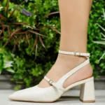 Scarpin Vizzano Feminino Bico Fino Salto Bloco 1475.102 - Imagem 10