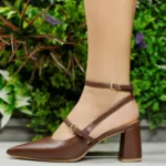 Scarpin Vizzano Feminino Bico Fino Salto Bloco 1475.102 - Imagem 2
