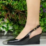 Scarpin Vizzano Ponteira Salto Anabela Slingback 1483.206 - Imagem 7