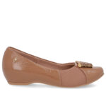Sapatilha Usaflex Feminina Boneca Brilho Couro Verniz N2277 - Imagem 2