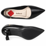 Scarpin Bebecê B+ Conforto Salto Taça Médio Sapato T3874-451 - Imagem 4