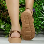Sandália Dakota Flatform Tratorada Fivela Brilho Y9671 - Imagem 4