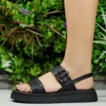 Sandália Dakota Flatform Tratorada Fivela Brilho Y9671 - Imagem 6