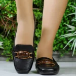 Mocassim Moleca Loafer Sapatilha Bico Quadrado Pedra 5829.110 - Imagem 7