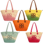 Bolsa Chenson Palha Grande Ombro Cores Verão Praia 3184577