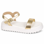 Papete Flatform Molekinha Sandália Menina Infantil 2375.100 - Imagem 2