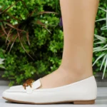 Mocassim Moleca Loafer Sapatilha Bico Quadrado Pedra 5829.110 - Imagem 11
