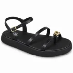 Papete Molekinha Flatform Menina Infantil Pingente 2358.113 - Imagem 4