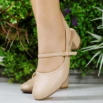 Scarpin Beira Rio Slingback Salto Baixo Bloco 4301.116 - Imagem 5